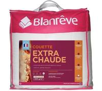 Couette Extra Chaude Microfibre - BLANREVE - 240 x 260 cm - Blanc
