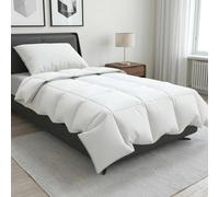 Couette FULDA Blanc 90% duvet de canard 90% Lavable en machine Douce vidaXL vida
