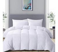 Couette Hiver Super Chaude 500g/m² Fibres Creuses - Fabrication française | Garnissage synthétique • Spéciale hiver • Enveloppe douce percale de coton • Gonflant durable • Lavable en machine