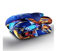 Couette - HOME LINGE PASSION - DREAM IN IBIZA - Anti-acariens - 600g/m² - Bleu