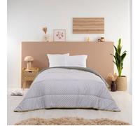 Bleu Calin Couette imprimée Graphique 350g/m2 - Chaude et Douce - Utilisation sans Housse - 220x240cm