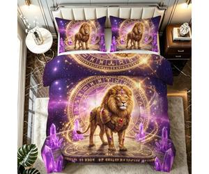 Couette Imprimée Fantaisie Épopée, Parure de lit sans Housse Chaude