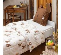 Couette Imprimée Lapin 240x220 cm + 2 Taies d'oreiller 60x60 cm - BUNNY - ALTOBUY Multicolore G