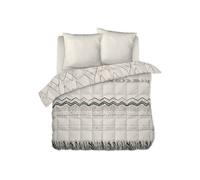 Couette Imprimée Motifs Ethniques 260 x 240 cm + 2 Taies d'oreiller 60x60 cm - BELEM -