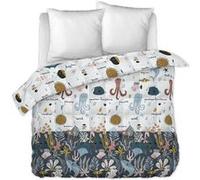 NEMO - Couette Imprimée Motifs Océan 260 x 240 cm + 2 Taies d'oreiller 60x60 cm - Altobuy Blanc