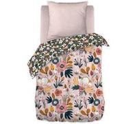 Couette Imprimée Motifs Rétro 140x200 cm + 1 Taie d'oreiller 60x60 cm - CAPUK - ALTOBUY Rose G