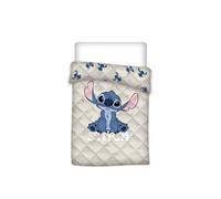 Couette Imprimée - Stitch Sur Fond Blanc - 140x200 cm