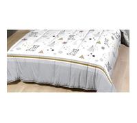 Couette légère imprimée Sapin futé - 1 personne 140 x 200 - Spécial été - MORTREUX