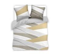 Couette légère - MORTREUX - 140x200 cm - Microfibre imprimée - Polyester 250g/m² - Toutes saisons