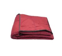 Couette légère - MORTREUX - 140x200 - Microfibre bordeaux - 250g/m² - Fabrication Française