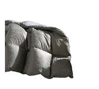 Couette légère pour grand lit, toutes saisons, couette d'hôtel alternative au duvet avec languettes d'angle (C, 198,1 x 228,6 cm (750 g)
