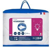 Bleu Câlin Couette 4 Saisons 220 x 240 cm 3 En 1, Chaude pour l'hiver, Légère pour l'été - Fabriqué en France