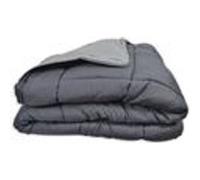 Couette Microfibre 400g/m² CALGARY Gris & Argent 220x240cm