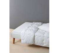 Couette microfibre tempérée effet gonflant blanc 200X200