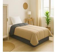Couette - MORTREUX - 140 x 200 cm - Tempérée - Microfibre - 300g/m²