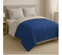 Couette - MORTREUX - 220 x 240 cm - Tempérée - Microfibre - 300g/m² Polyester