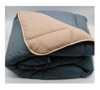 Couette - MORTREUX - 240x260 cm - Tempérée - Microfibre - 350g fibre creuse siliconée