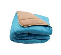 Couette - MORTREUX - 240x260 - Tempérée - Microfibre - 350g fibre creuse siliconée