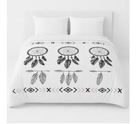 Couette - MORTREUX - Attrape Rêve Noir - 240x260 cm - Mi saison - 350g/m² fibre creuse