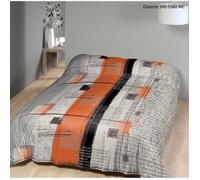 Couette - MORTREUX - Gream - 140x200 cm - Légère - Microfibre - 300g/m² Polyester