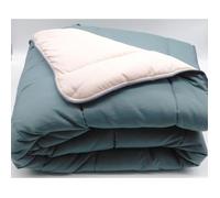 Couette - MORTREUX - MI SAISON - 240x260 cm - Tempérée - Microfibre Gris/Rose