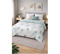 Couette - MORTREUX - Plumes Paon - 220 x 240 cm - Spécial été légère - Garnissage 200 g/m² microfibre