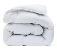 Couette Nuage SAMPUR - Chaude 600g/m² - Thermorégulatrice - 100% microfibre 200 x 200 cm Blanc