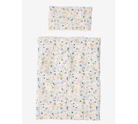 Couette + oreiller poupon en gaze de coton fleurette TU