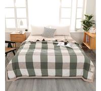 Couette Pleine Queen Taille Treillis Style Design Couette Moelleux Doux Été Couverture Mince Machine Lavable Confortable Respirable Peut Dormir KED pour Toute La Saison, I, 180x200cm