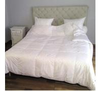 Couette plumes éco légère 140x200 cm - CASTEX COUETTES NATURELLES - Duvet de Canard - Légère - Blanc