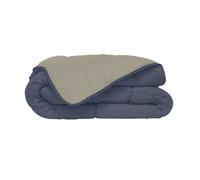 Couette Sans Housse Lavable Zelesta Easybed - Bleu & Mastic - 240x220 Cm Bleu & Mastic