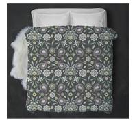 Couette Simple Face Imprimée - MORTREUX - 140x200 cm - Microfibre - Garnissage Polyester - Tempérée