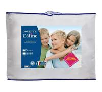 Couette spéciale câline - Tempérée - 140 x 200 cm - 250 g/m² - Blanc