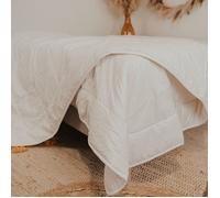 Couette Sweetness 200x200 cm - Laine naturelle 300 g/m² - Chaude et respirante - 4 cm - Blanc