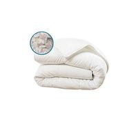 Couette SWEETNESS en laine pure - 300 g/m² - isolante - blanc - 240 x 260 cm
