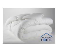Couette tempérée 350gr/m² Anti-Acariens LOVELY HOME - 240x260 cm - Blanc