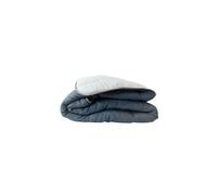 Couette tempérée BICOLORE en fibres recy s 350gr/m2 200x200 BOBOCHIC 200x200 Gris