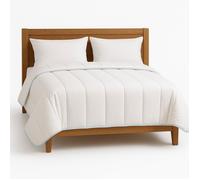 Couette Tempérée Coton Blanc - 1 ou 2 personne 200x200 - MI SAISON - MORTREUX