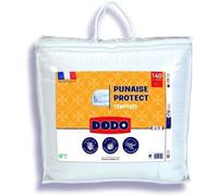 Dodo Couette Tempérée 300gr/M² 140x200 Cm - Protection Anti Punaise, Anti Acarien - Blanc - Fabriqué En France