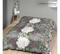 Couette tempérée imprimée Flower - MORTREUX - 1 personne 140 x 200 - Mi saison