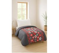 Couette tempérée Japonisant / Gris - 1 personne 140 x 200 - MI SAISON - MORTREUX