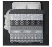 Couette tempérée LMG5/Uni gris Clair - 1 personne 140 x 200 - MI SAISON - MORTREUX