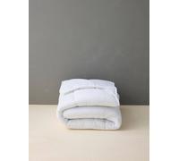 Couette tempérée microfibre toucher doux blanc 140X200