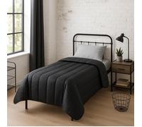 Couette tempérée - MORTREUX - 140x200 - Microfibre Croco - 350g/m² - Housse de rangement