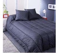 Couette tempérée - MORTREUX - 200x200 cm - Microfibre métal - 350g/m² - 1 ou 2 personnes