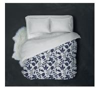 Couette Tempérée - MORTREUX - 240x260 cm - Microfibre - Garnissage 300g/m² - Imprimé Leaves