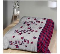 Couette tempérée - MORTREUX - Scotland - 200 x 200 cm - Microfibre imprimée - 300 gr/m²