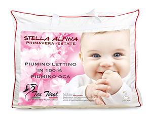 Couette Tex Tirol © Etella Alpina pour lit d'été 100 % duvet d'oie 100 g/m² 80 x 120 cm Légère