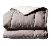 Couette - TOISON D'OR - Cocoon été - Microfibre taupe/lin - 220x240 cm - Légère