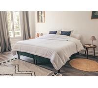 Couette Toutes Saisons, tempérée, en Coton et garnissage recyclé, 240 x 220 cm